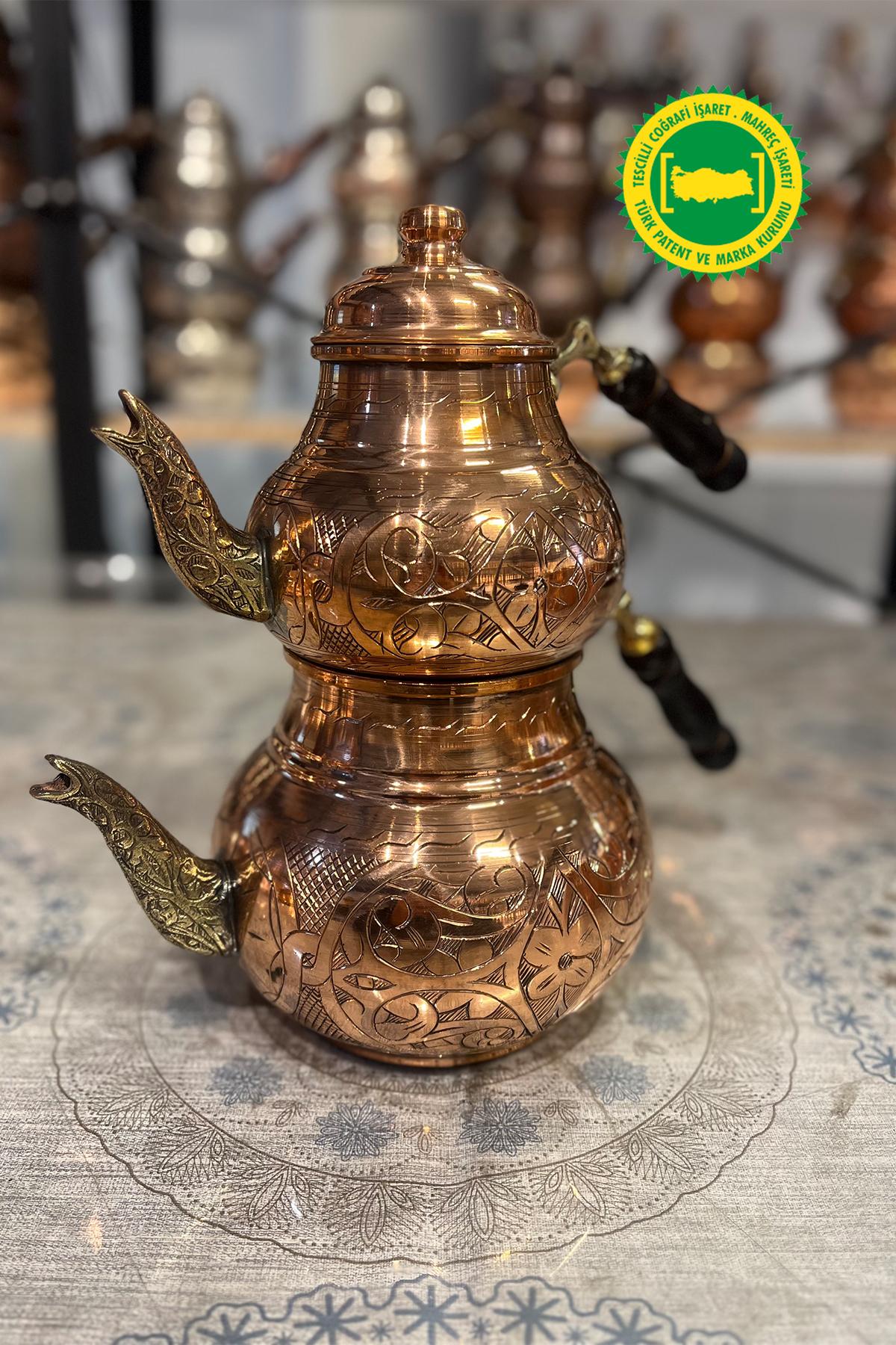 BAKIR OYMA ÇAYDANLIK AĞIR İŞLEME DÖKÜM EMZİK