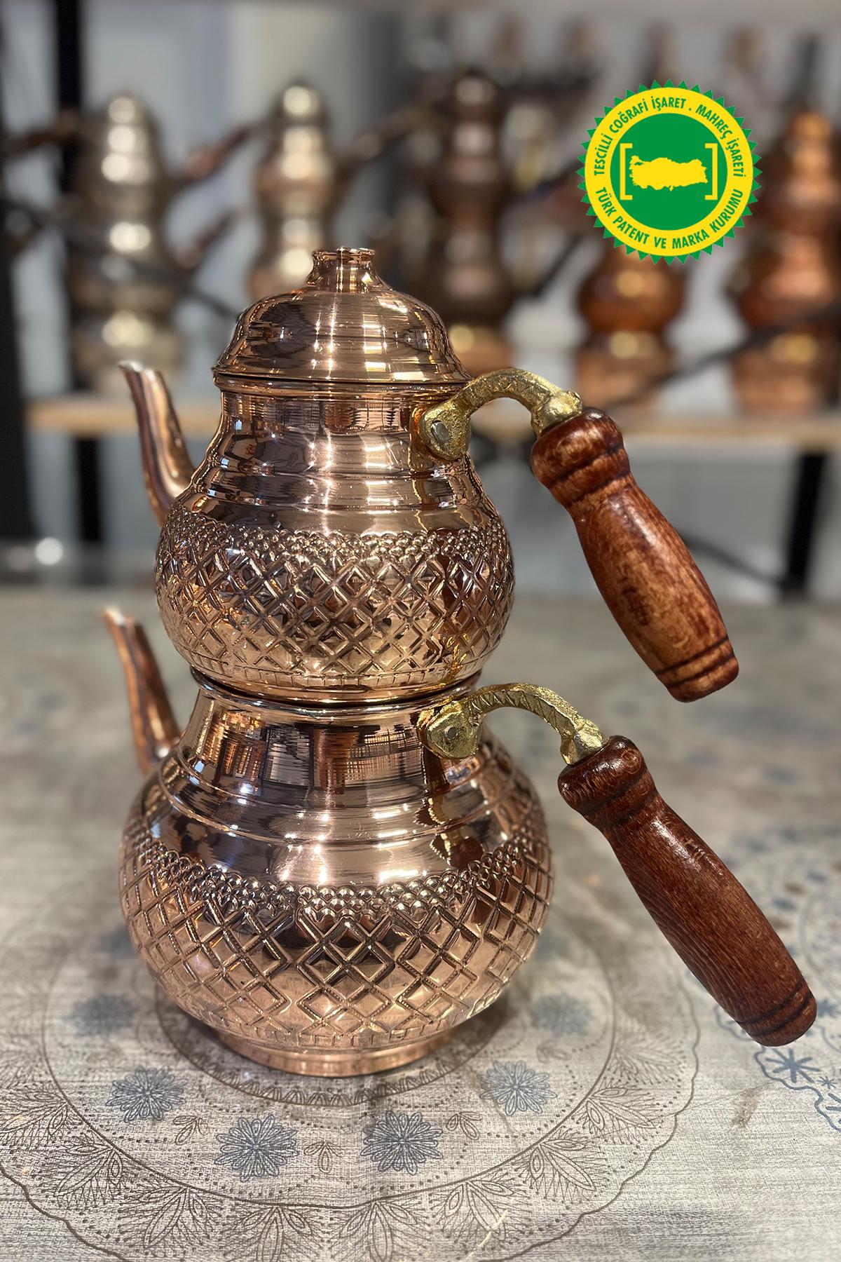 BAKIR PETEK İŞLEME ÇAYDANLIK