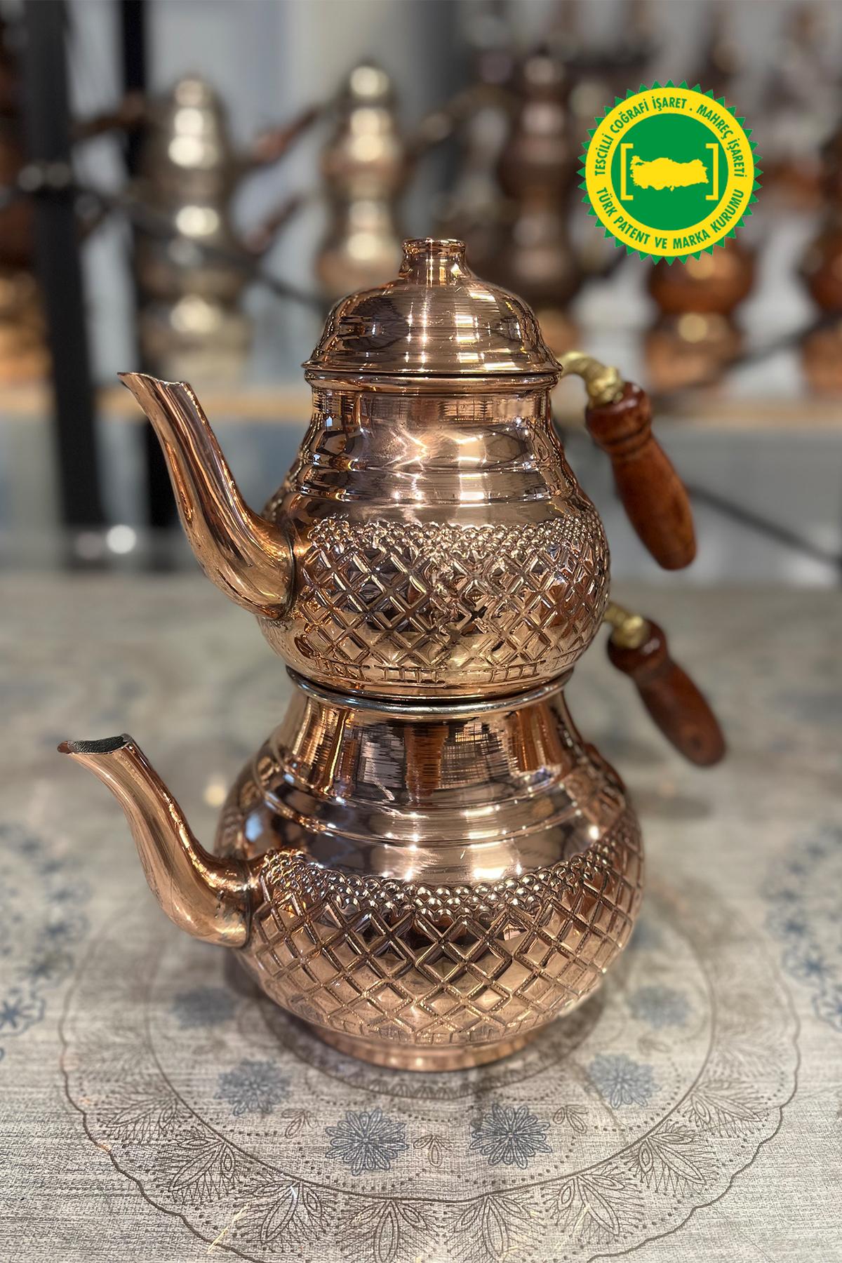 BAKIR PETEK İŞLEME ÇAYDANLIK
