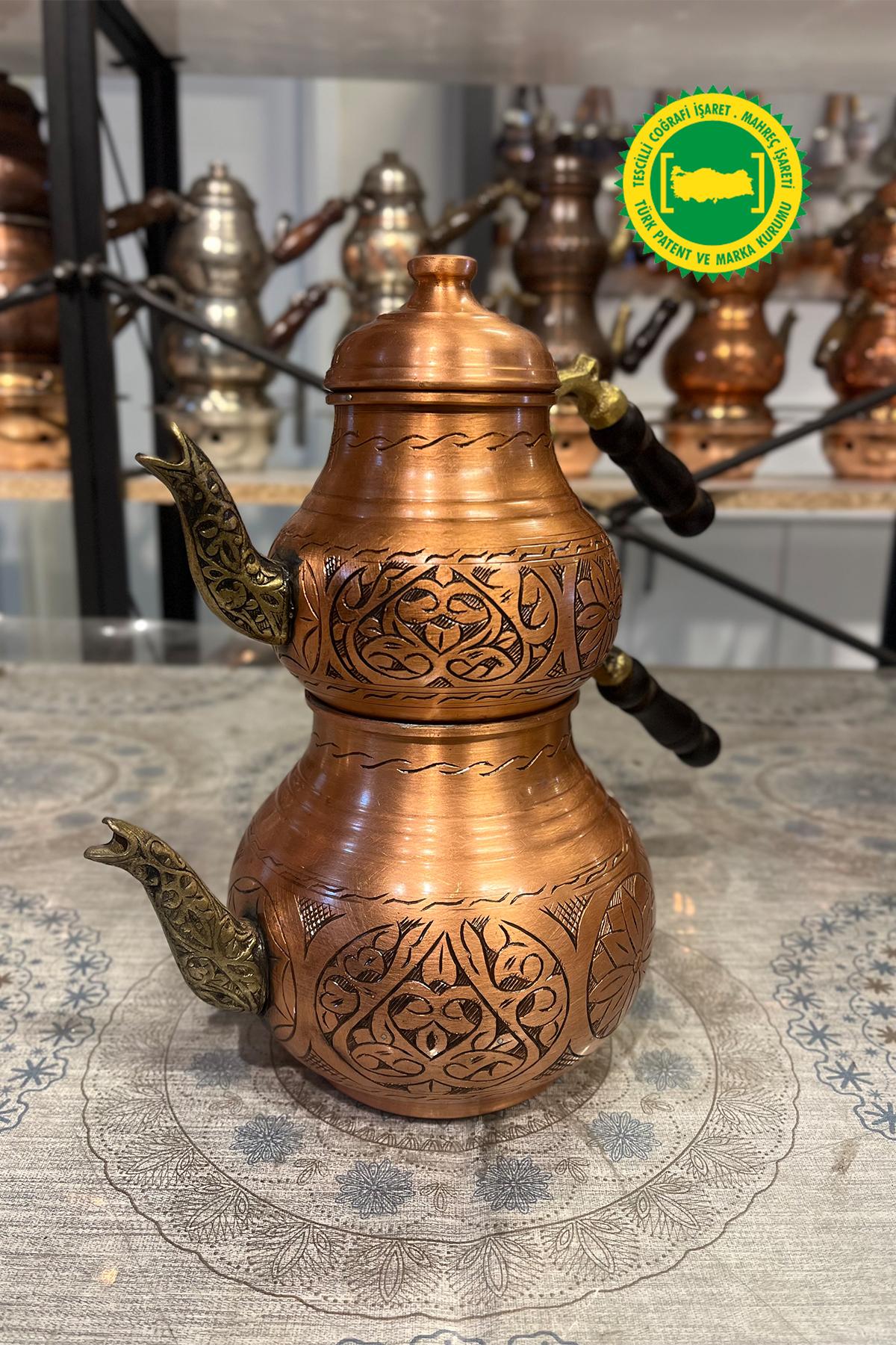 BAKIR OYMA ÇAYDANLIK AĞIR İŞLEME DÖKÜM EMZİK