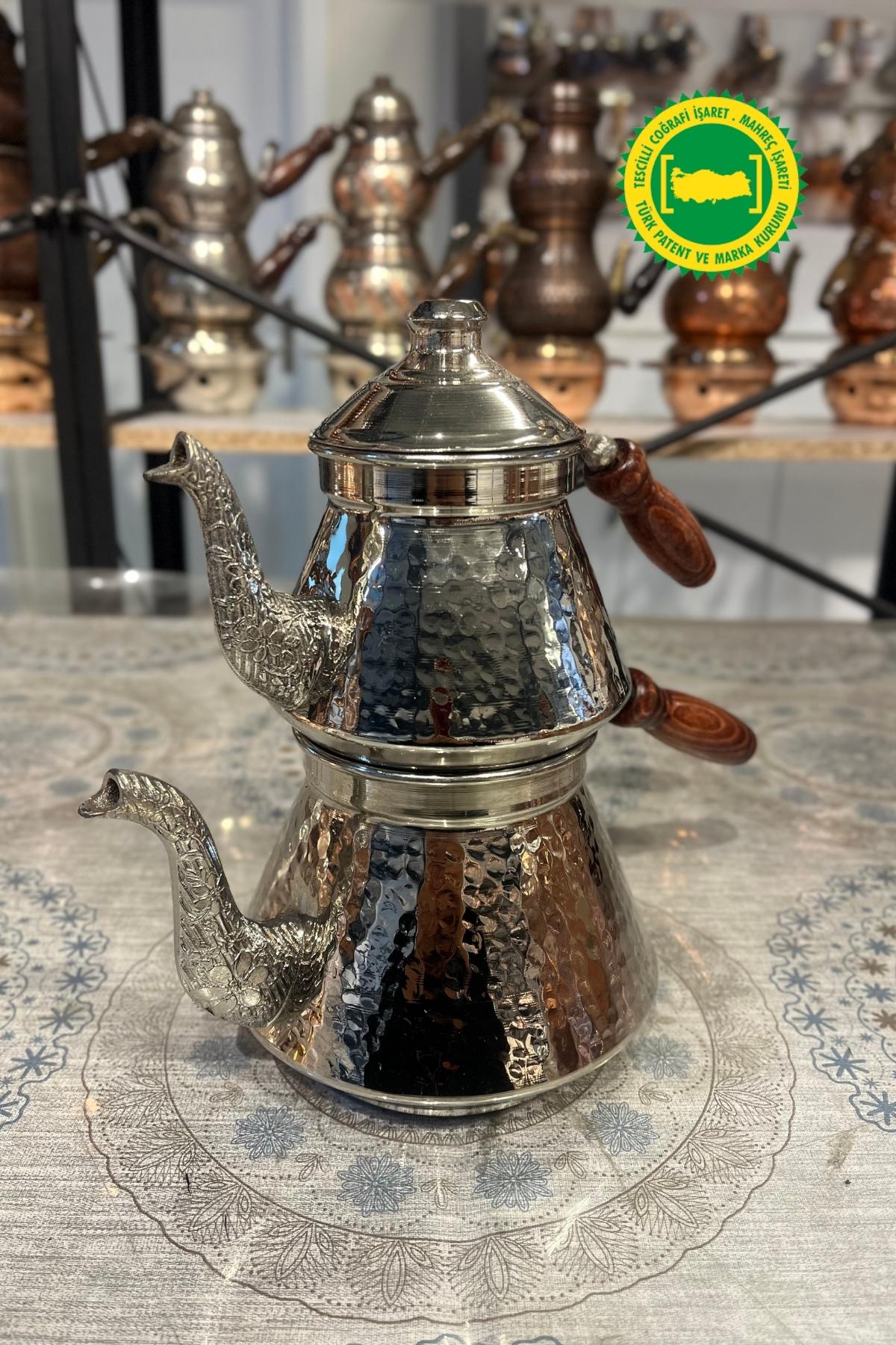 BAKIR PİRAMİT ÇEKİÇ DÖVME DÖKÜM EMZİK GRİ ÇAYDANLIK