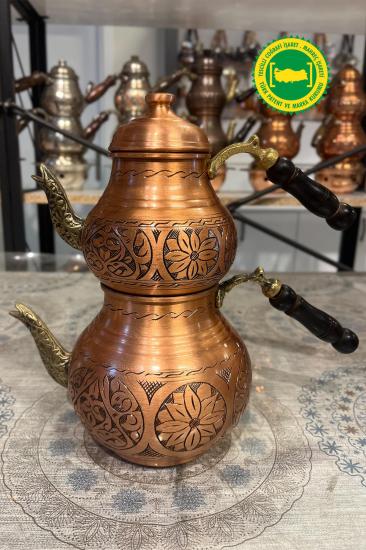 BAKIR OYMA ÇAYDANLIK AĞIR İŞLEME DÖKÜM EMZİK