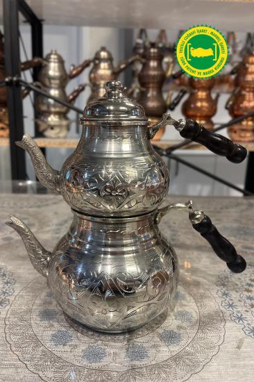 BAKIR OYMA ÇAYDANLIK AĞIR İŞLEME