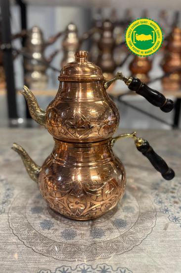 BAKIR OYMA ÇAYDANLIK AĞIR İŞLEME DÖKÜM EMZİK