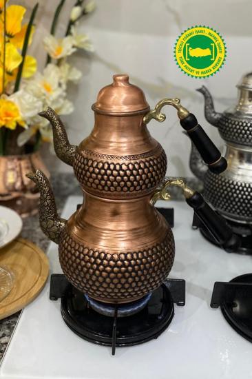 PETEK İŞLEME KALIN BAKIR ÇAYDANLIK