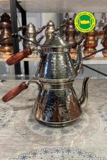 BAKIR PİRAMİT ÇEKİÇ DÖVME GRİ ÇAYDANLIK
