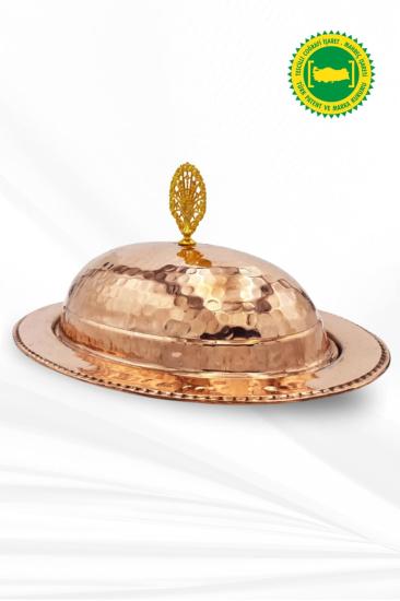 DÖVME BAKIR KAYIK SUNUMLUK KIRMIZI 25 CM