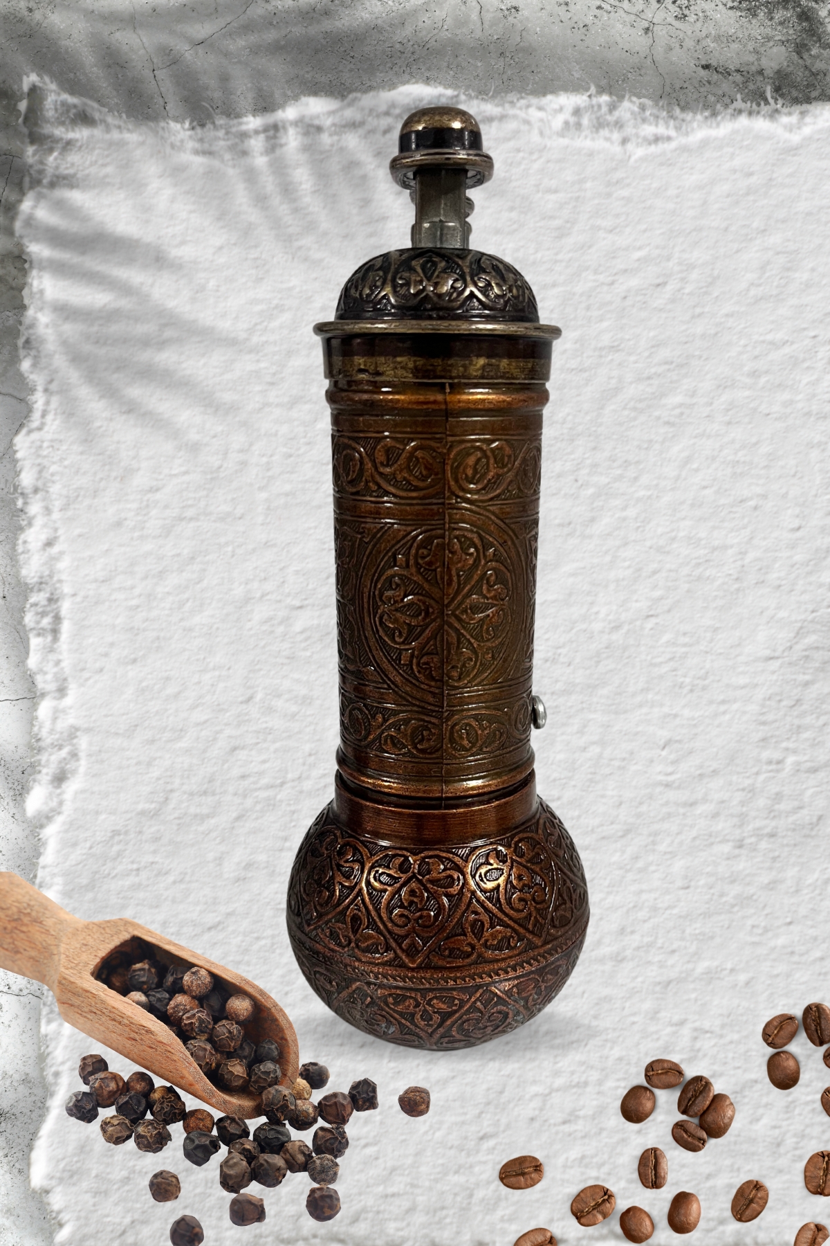 Zamak Döküm Büyük Biber Değirmeni, Baharat Değirmeni